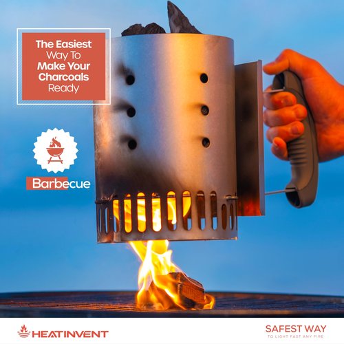 Heatinvent Fire Starter Squares 160 - Fire Starters for Campfires, Fireplace, Grill, BBQ, Wood Stove, Fire Pit, Chimney, Charcoal - All Weather Waterproof, Odorless Firestarters Indoor and Outdoor