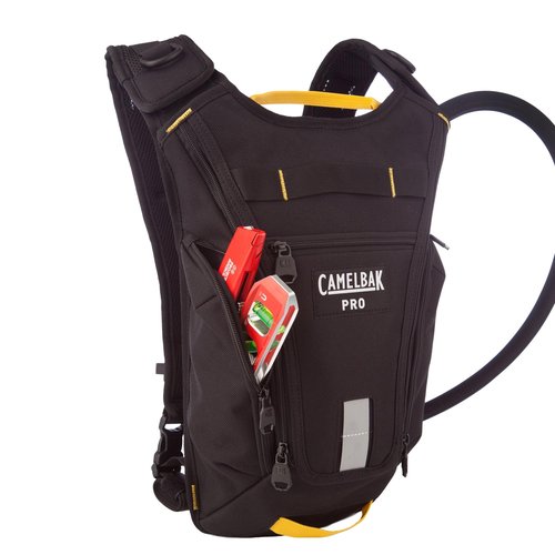 CamelBak Pro Hydration Pack | Backpack | 100 oz Reservoir | Work Industry | High Visibility | Reflective | Lightweight | Durable | Black