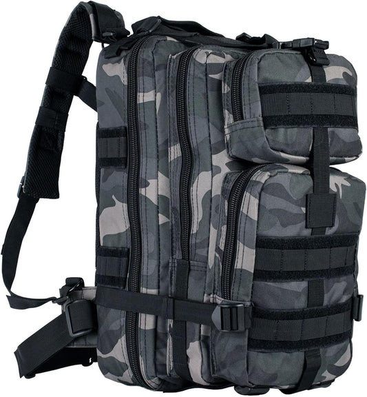 Fox Outdoor Products Medium Transport Pack | 29L Tactical Backpack with Organizer Pockets, MOLLE Webbing & Hydration Sleeve, Coyote