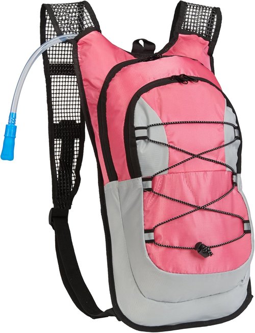 Black Mountain Products Hydration Pack - 2 Liter Water Bladder with Extra Large Storage Compartment