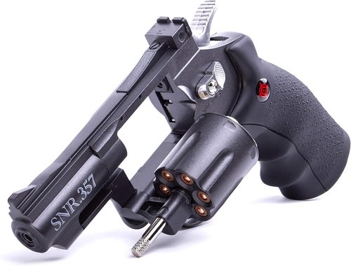 Crosman SNR357 Snub Nose .177-Caliber Pellet/ BB CO2-Powered Revolver