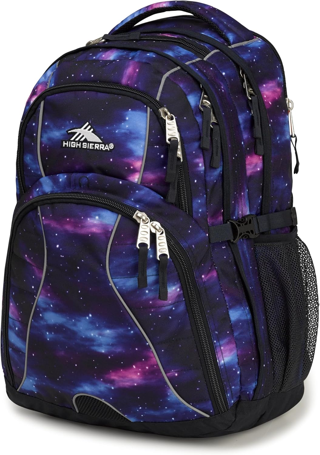 High Sierra Swerve Laptop Backpack, Crimson/Black, One Size