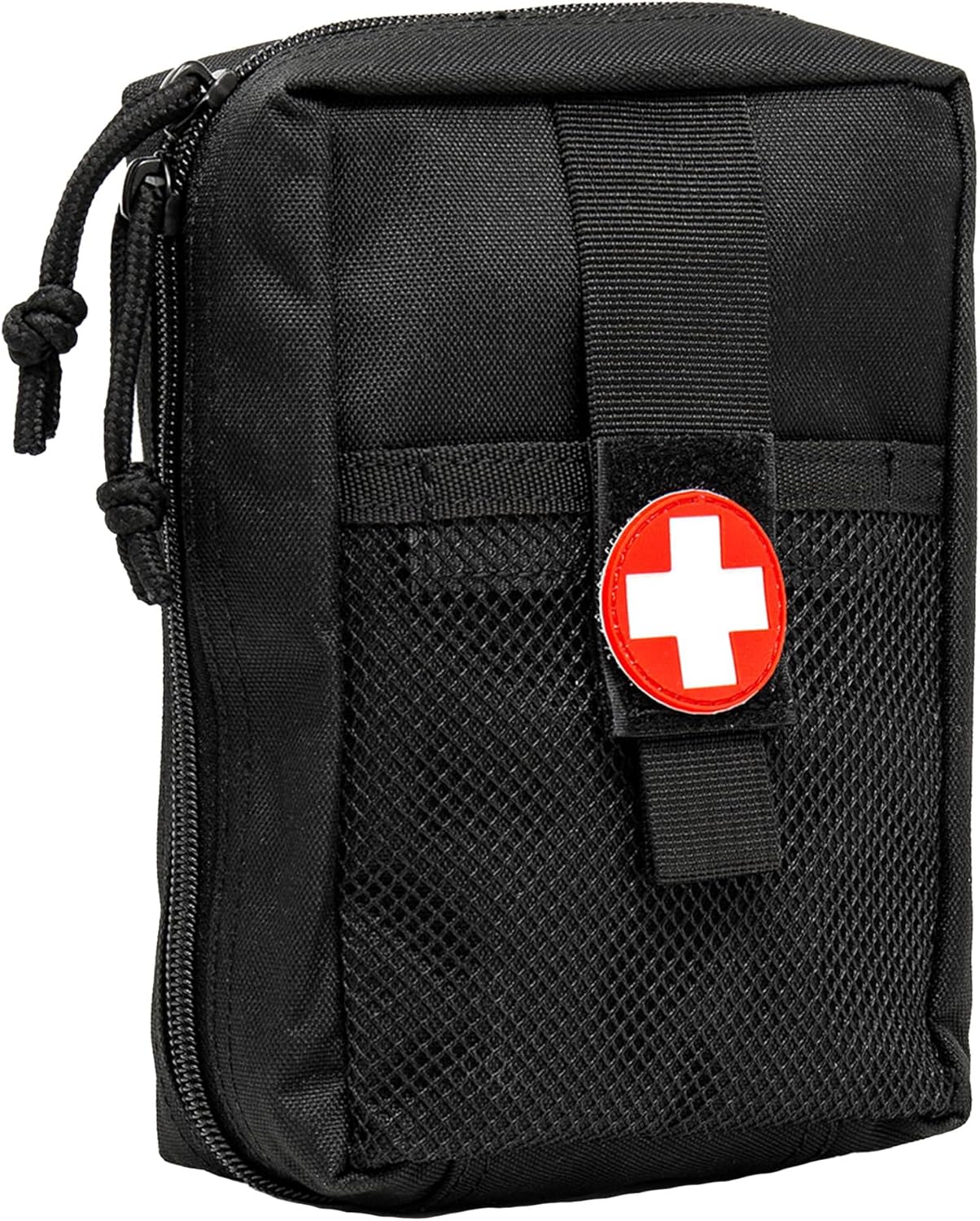 3VGEAR Large MOLLE Medic Pouch - Waterproof with Clamshell Opening, Elastic Loops for Medical Supplies, Hook and Loop Strips, Rugged 600D Polyester