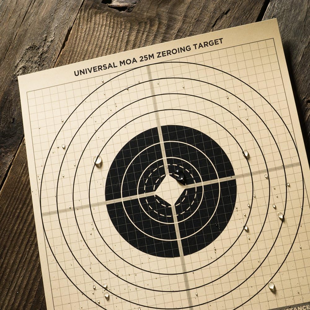 Rite in the Rain Weatherproof Diamond Pattern MOA Precision Distance Shooting Targets, 11" x 17", 25 Sheet Pack (No. TGMOALR-D)