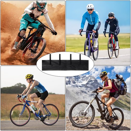Klmnop Bike Handlebar Cover, Waterproof Dustproof Ebike Handlebar Protective Cover, Black