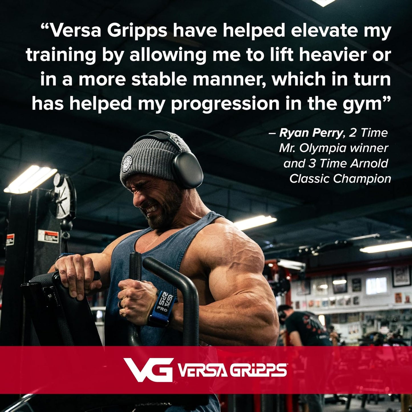 Versa Gripps® Classic, Made in The USA, Wrist Straps for Weightlifting Alternative, The Best Training Accessory