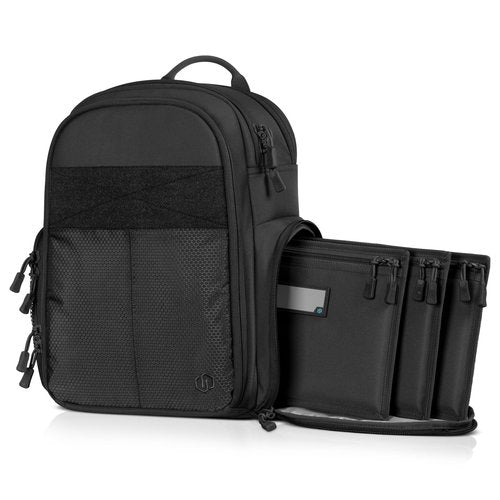 Savior Equipment SEMA Compact Tactical Range Pistol Backpack w/ 3 Gun Rug Sleeve