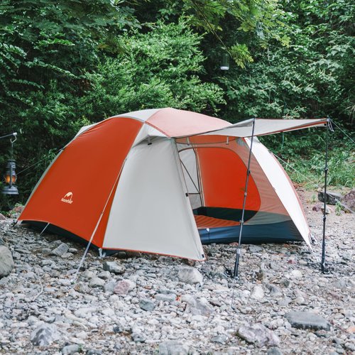Naturehike Camping Tent, 2/3 Person Double Layer, Instant Easy Setup, Waterproof PU2000mm, 54 MPH Wind Resistance, UPF 50+, Outdoor Tent for Camping, Festivals, Backyard, Sleepovers