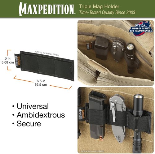 MAXPEDITION Modular 3-Clip Holster (Black)