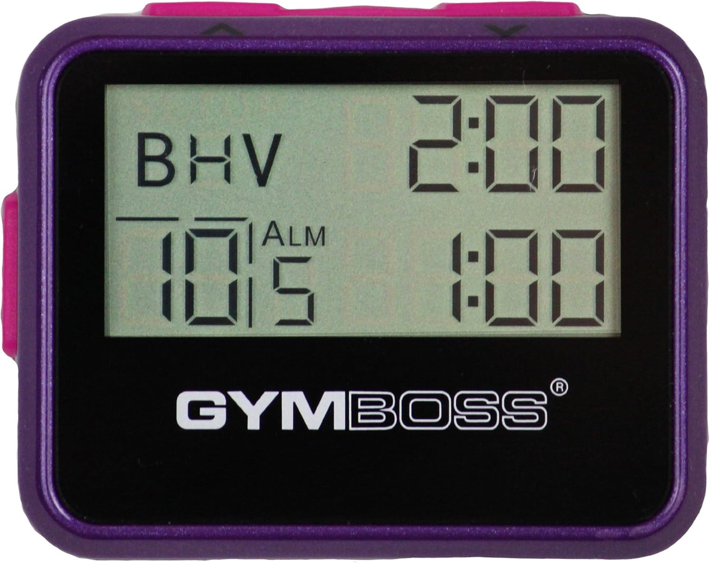 Gymboss Interval Timer and Stopwatch - Violet/Pink Metallic Gloss