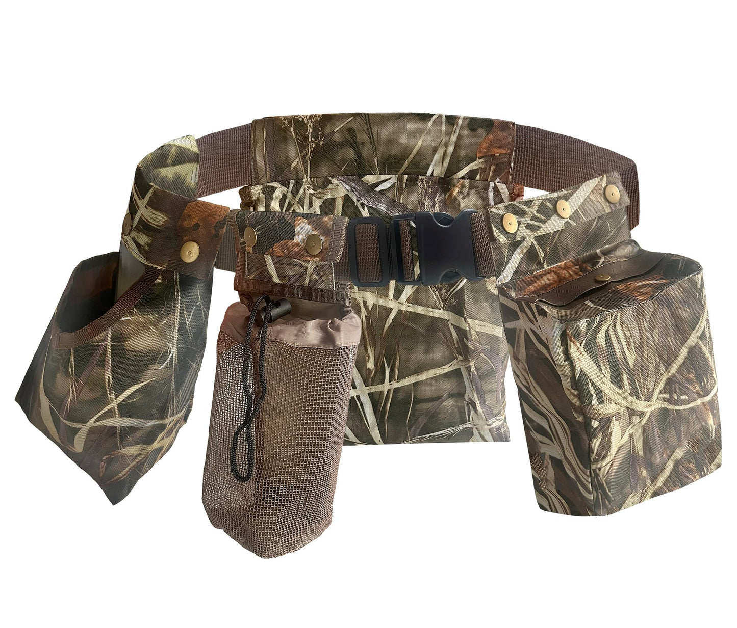 IC ICLOVER Dove Hunting Belt - Adjustable Field and Game Belt, 4in1 with Bird Game Bag, 2 Shell Pocket, Water Bottle Carrier, Lightweight Waterproof Sporting Clays Upland Game Dove Hunting Gear