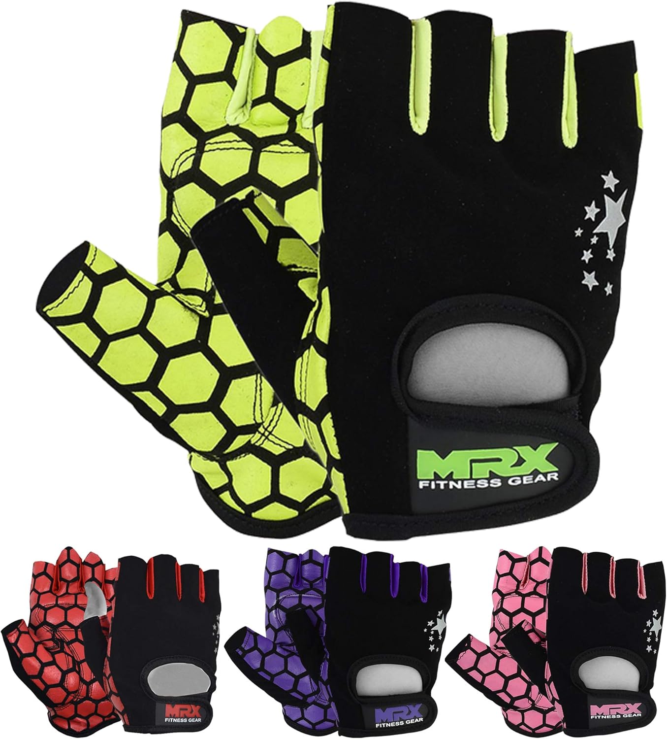 Women's Weight Lifting Gloves - Anti-Slip Padded Fitness Gloves for CrossFit & Training