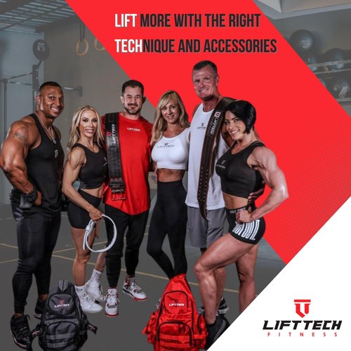 Lift Tech Fitness 4'' Padded Weight Lifting Belt - Leather Workout Belt for Men & Women - Gym Belt for Powerlifting, Deadlift, Strength training - 4'' Padded Belt for Weightlifting - Black, S