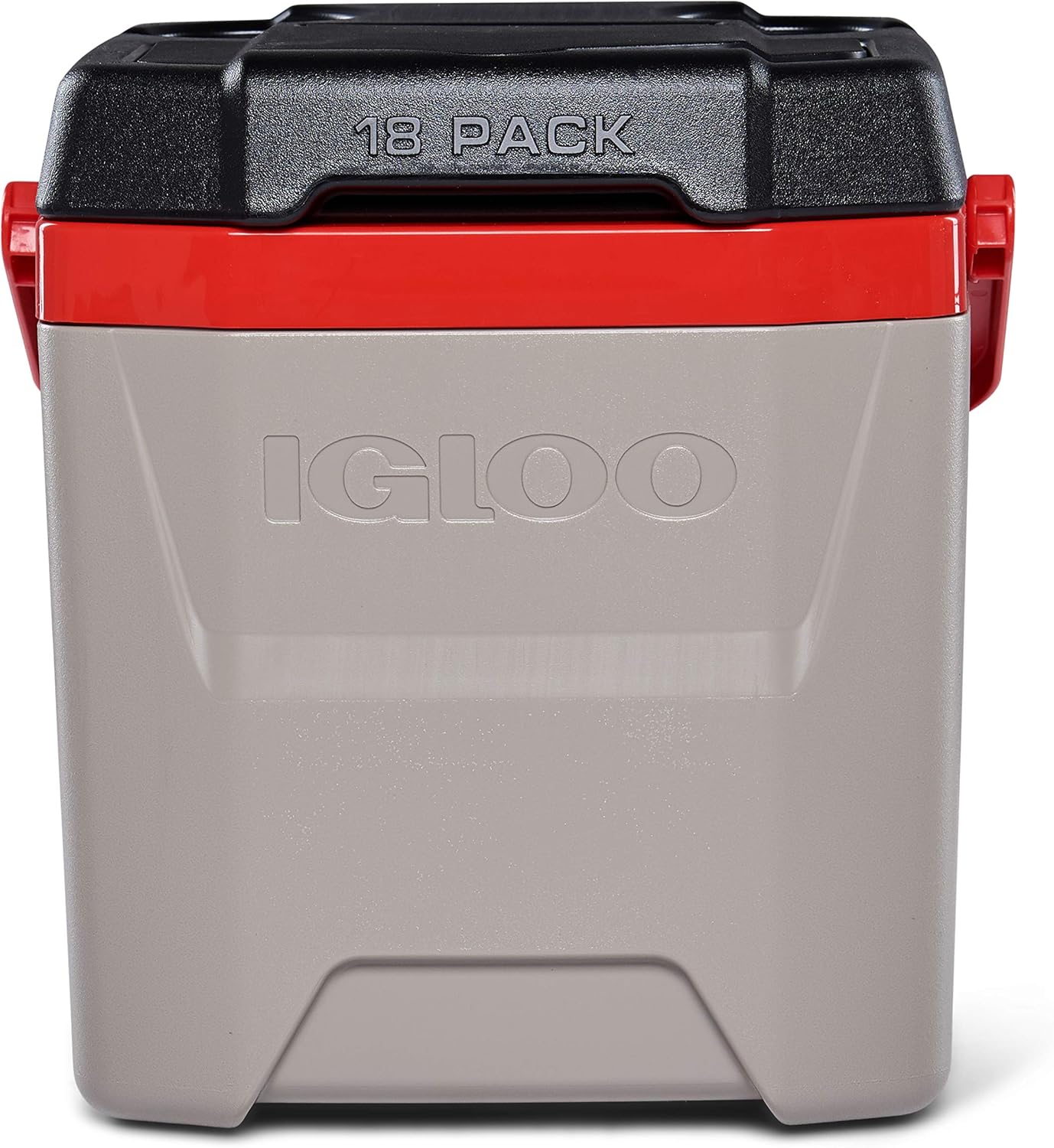 Igloo Quantum 12 Quart Cooler, Sandstone/Red