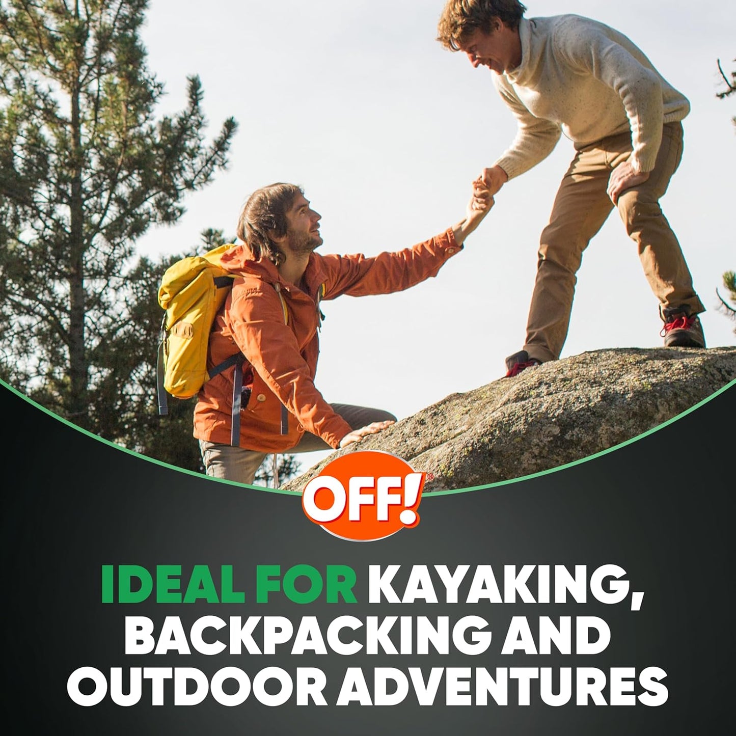 OFF! Deep Woods Sportsmen Insect Repellent Aerosol, Bug Spray Containing 30% Deet, Protects Against Mosquitoes, 6 Oz, 4 Count