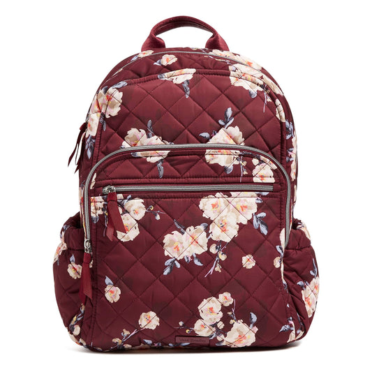 Vera Bradley Performance Twill Campus Backpack, Blooms and Branches
