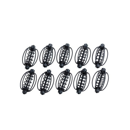 OFXDD Carp Feeder 10 Pcs - Spring Fishing Feeder for Carp - Cage Carp Bait of Pumpkin Form, 20 g (0.7 oz) - Carp Fishing Equipment & Accessory