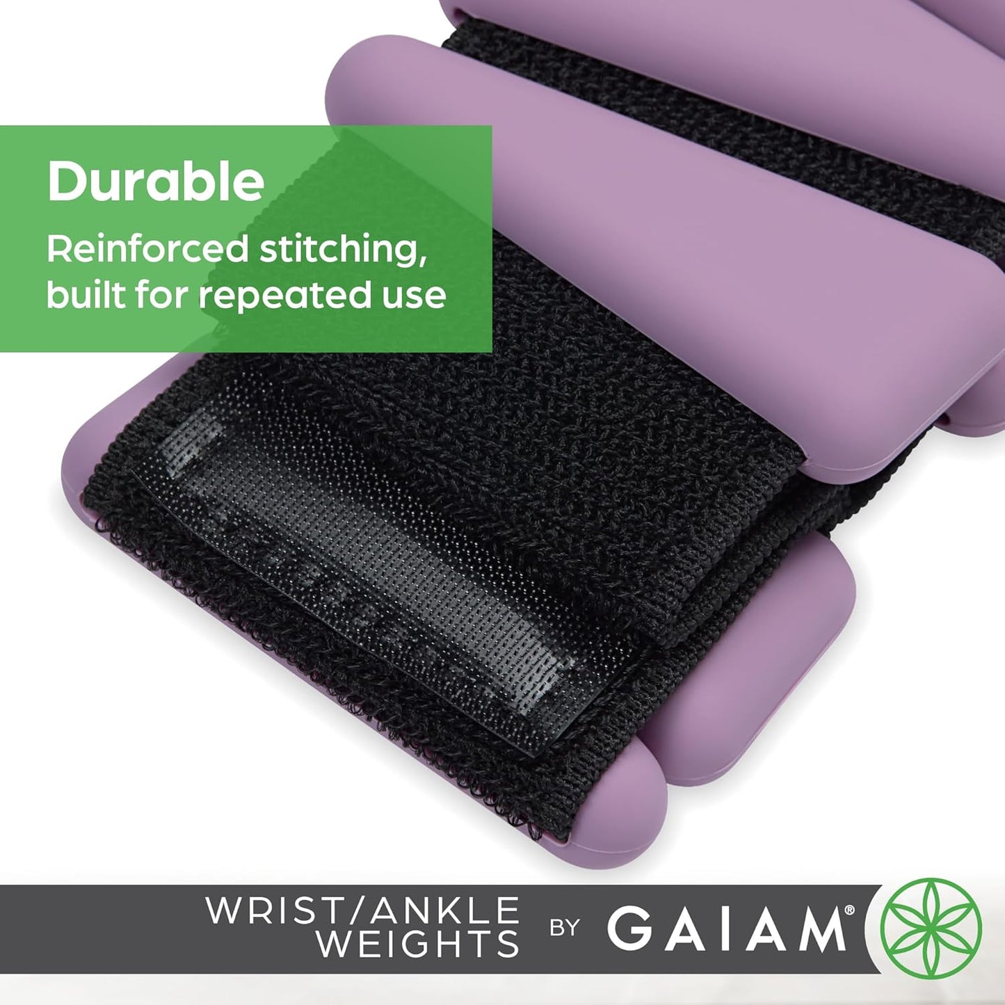Gaiam Wrist and Ankle Weights, Wearable Bracelet to Strengthen