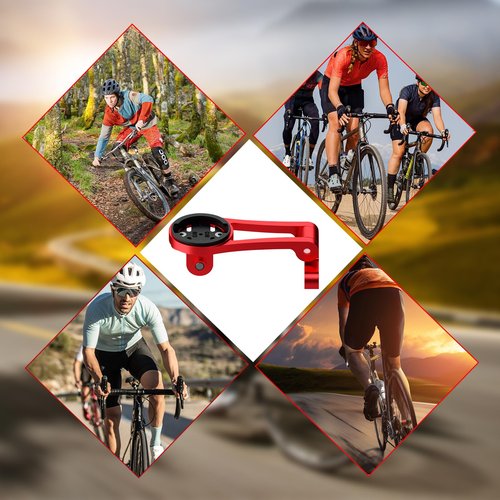 BIKOOCO Out Front Adjustable Bicycle Mount - Aluminum Alloy Bike Mount for Garmin Extended Mountain Bike Computer Road Mountain Cycling GPS Combo Extended Bike Accessories for 32mm Handlebar