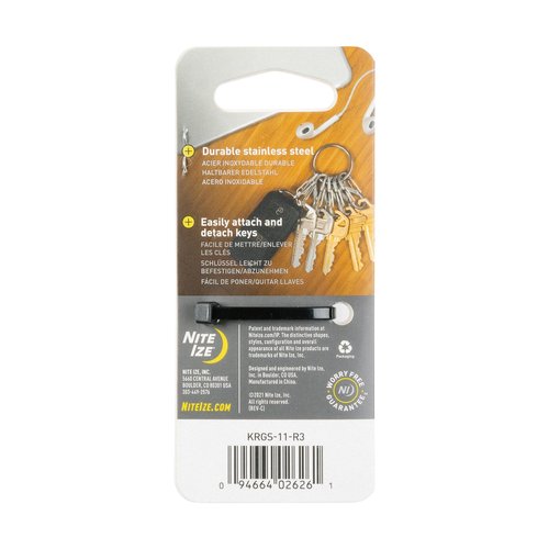 Nite Ize Keyring Steel S-Biner - 2 Count (2 Pack)