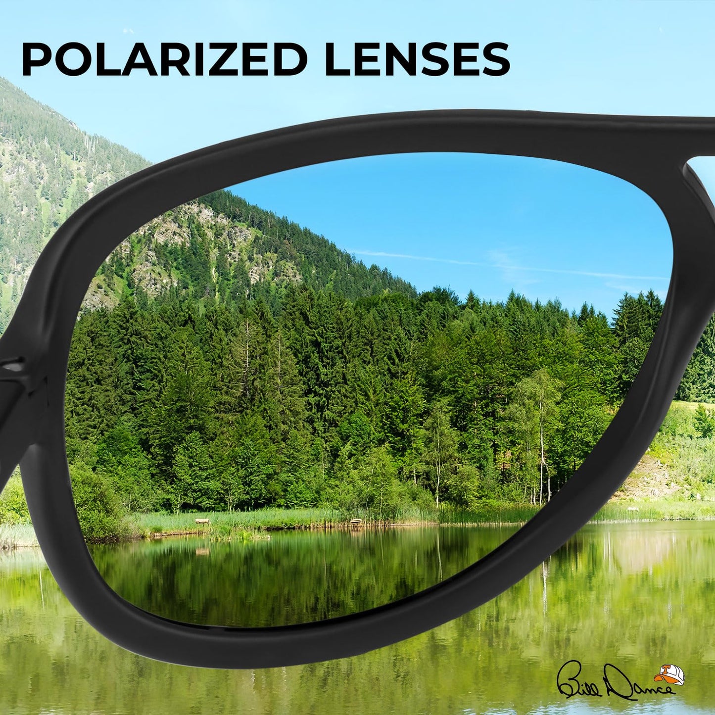KastKing Bill Dance Polarized Sport Fishing Sunglasses for Men and Women, Ideal for Driving Cycling and Running,UV Protection