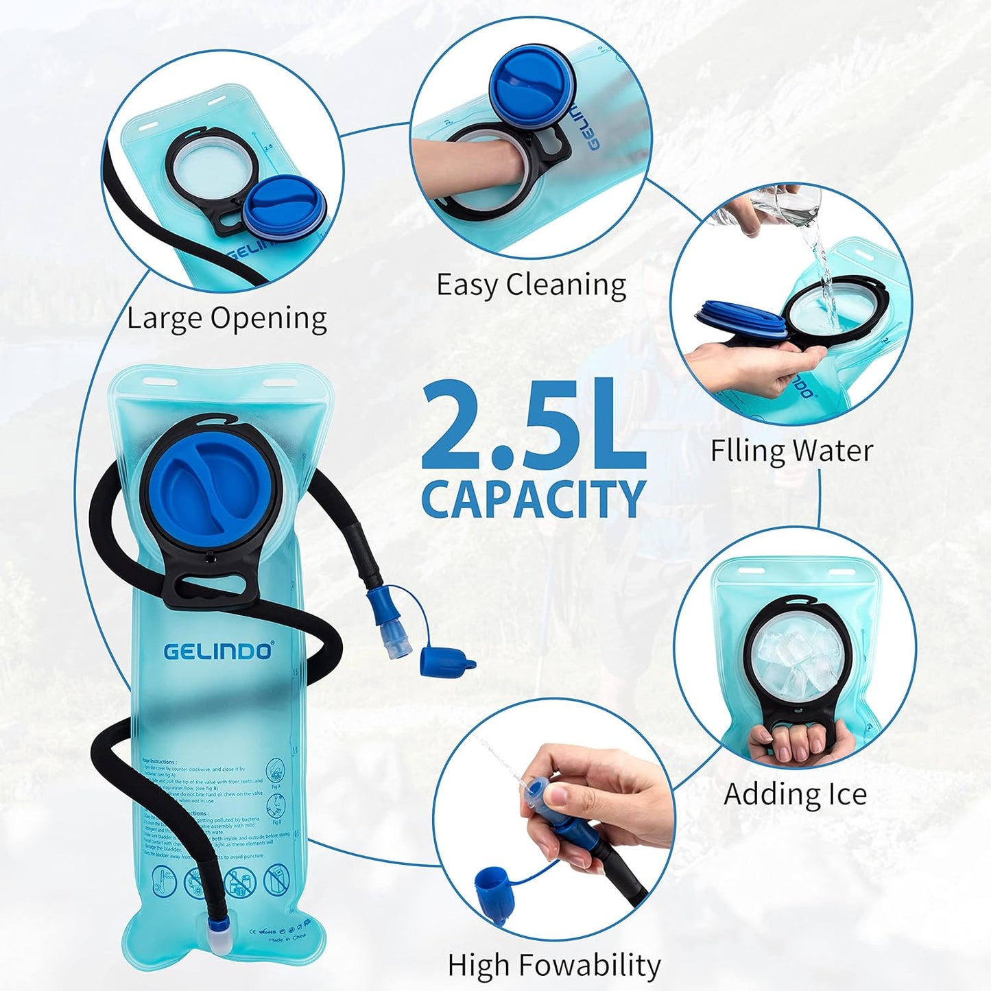 Gelindo18L-Hiking Hydration Backpack