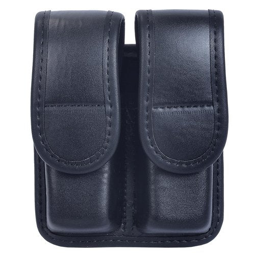 TAFTACFR Molded Double Mag Pouch Tactical Universal Magazine Holder Fits Pistol Mag Single or Double Stack IWB or OWB Mag Pouch Law Enforcement Duty Mag Holder With Removable Top Cover and Hidden Snap
