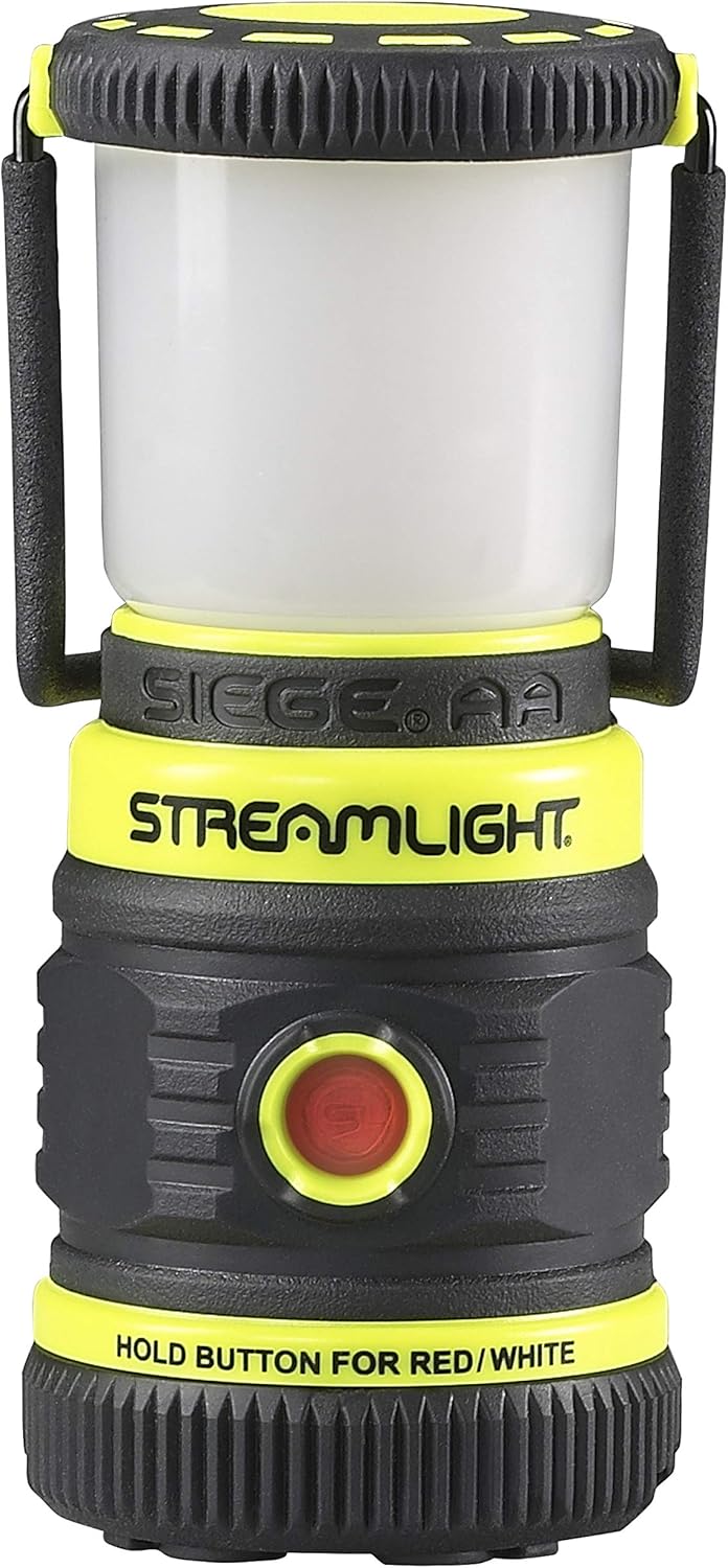 Streamlight 44931 Siege 540-Lumen Compact D Alkaline Outdoor Hand Lantern/Flashlight Combo, Coyote