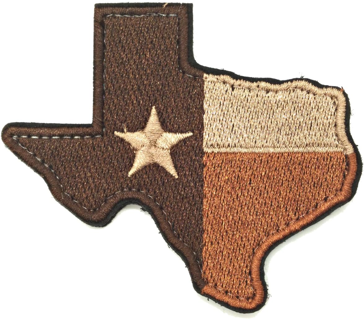Texas State Flag Tactical Patch - WZT Morale Embroidery for Gear & Apparel