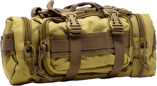 3VGEAR Rapid Deployment Accessory Sling Pack - Tactical Sling Bag for Men and Women, Cross Body or Shoulder EDC Bag - Coyote Tan