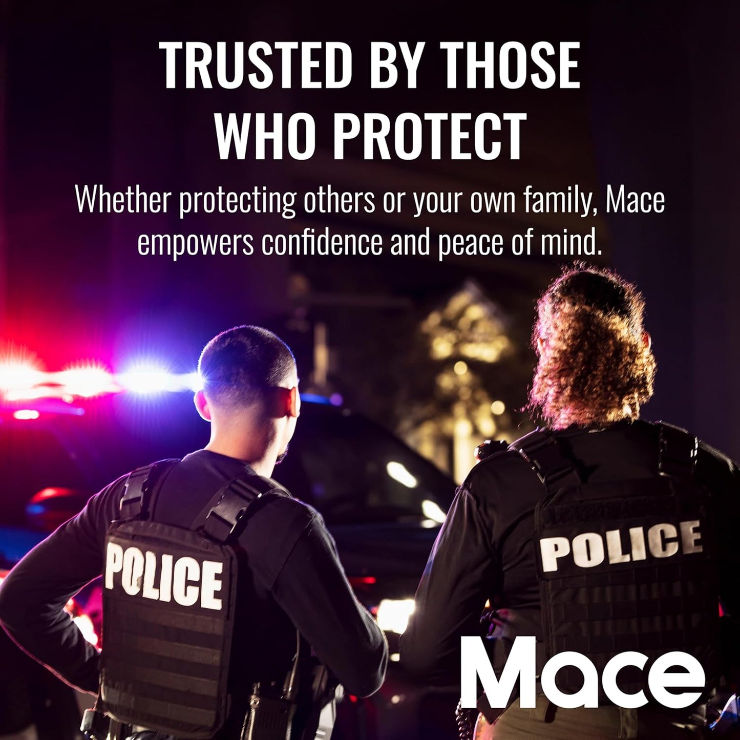 Rechargeable Mace Stun Gun for Self Defense - High Voltage with Bright LED Light