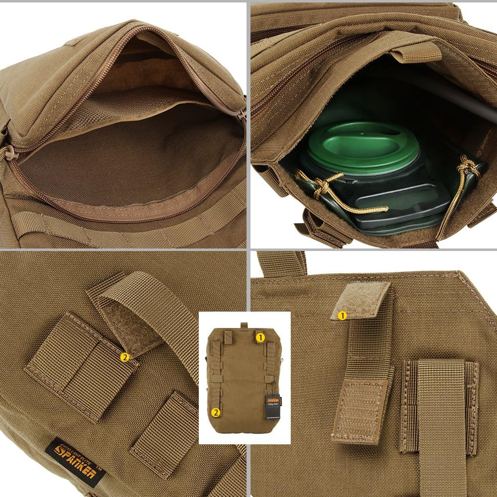 EXCELLENT ELITE SPANKER Tactical MOLLE Hydration Pack for 3L Hydration Water Bladder Molle Vest Accessory