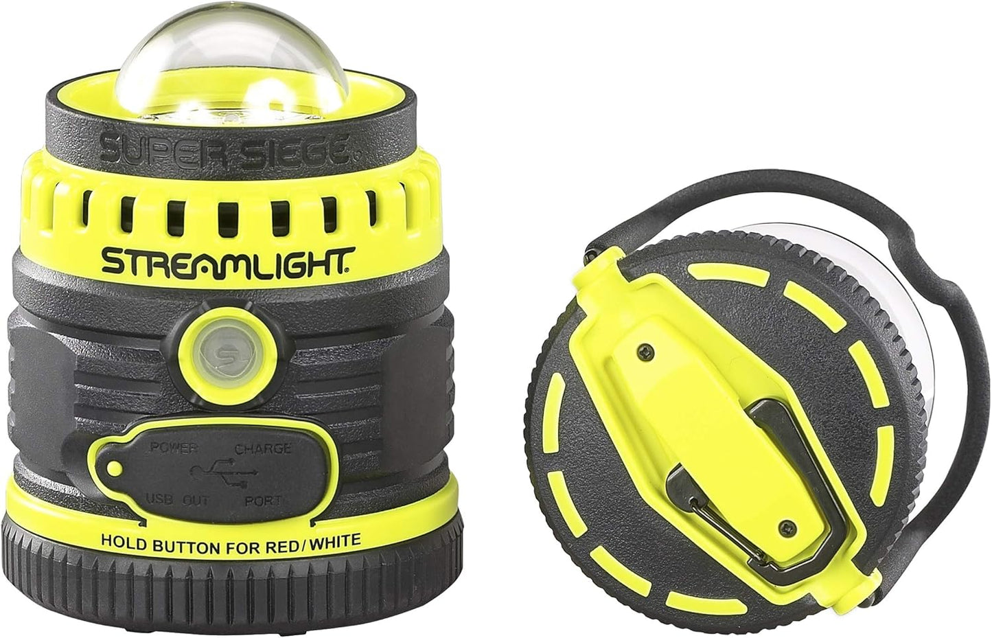 Streamlight 44931 Siege 540-Lumen Compact D Alkaline Outdoor Hand Lantern/Flashlight Combo, Coyote
