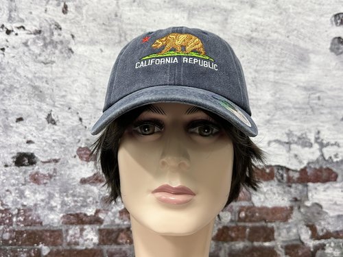 Hepandy California Bear State Flag Baseball Cap for Men Women Girls, Navy Blue Snapback Hat Embroidery Trucker Hats Dad Hat