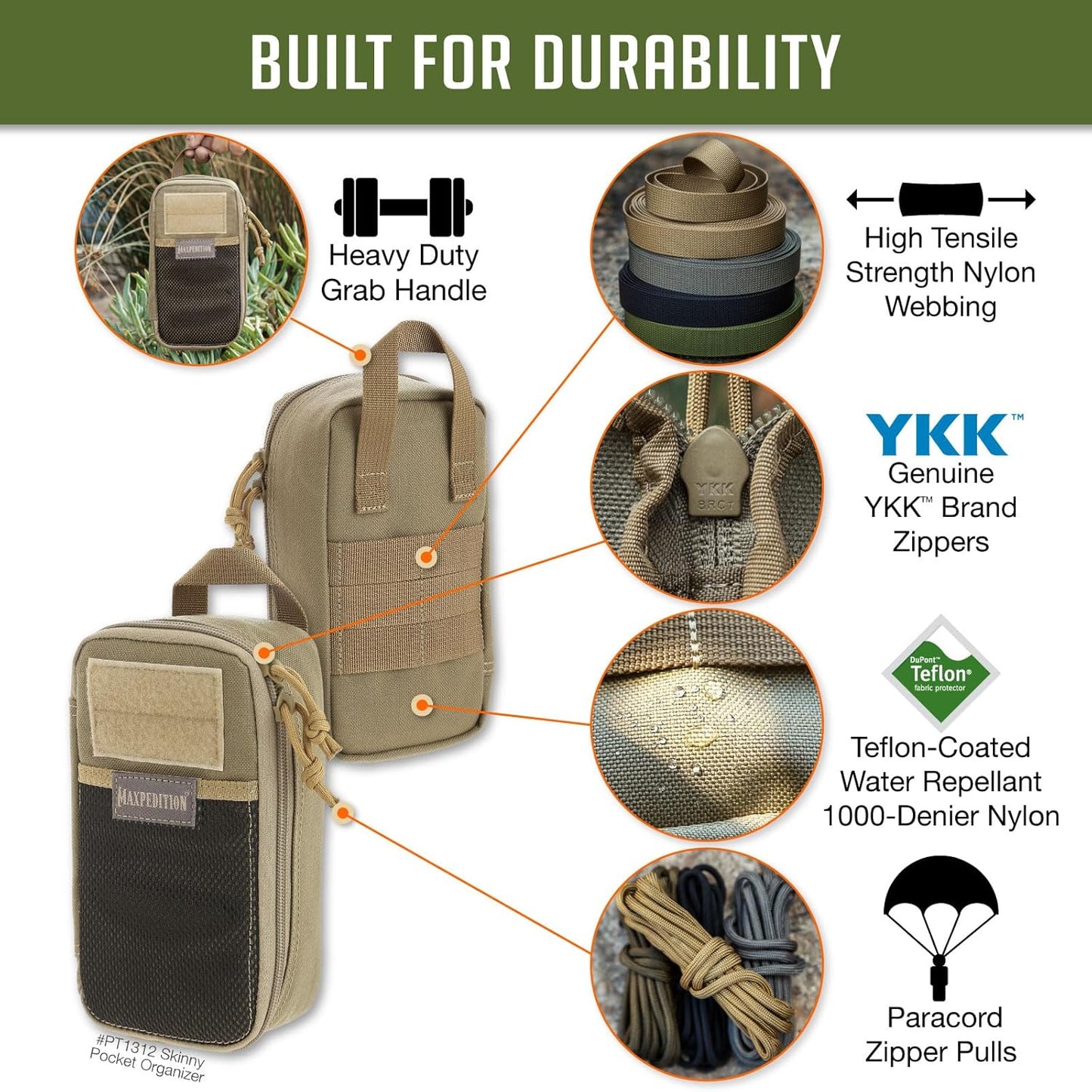 MAXPEDITION Skinny Pocket Organizer
