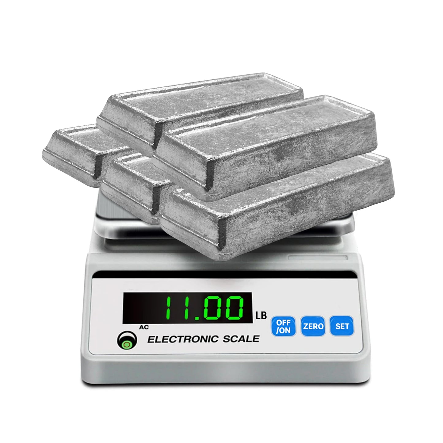 Fachoik Pure Soft Lead Ingots (Pure 99.9%) for Casting of Fishing sinkers and Weights (11lb)