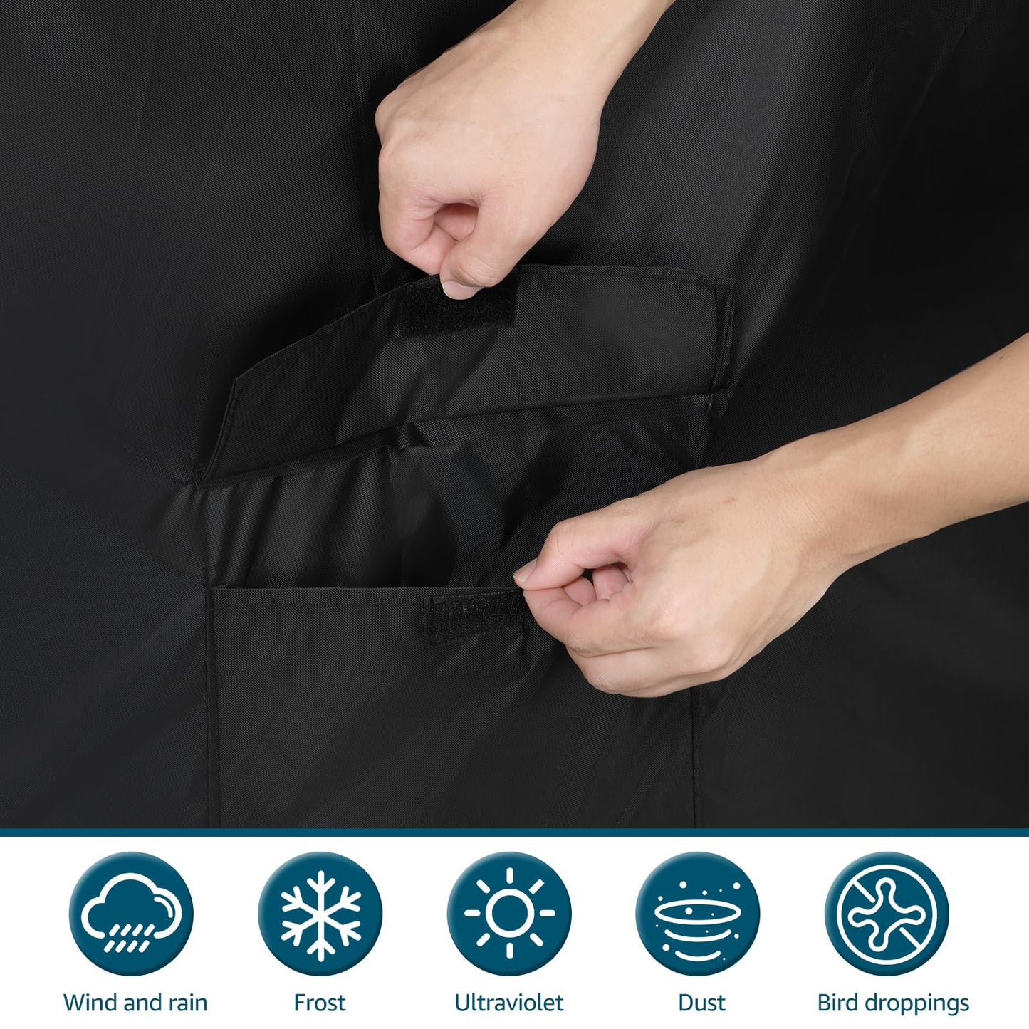 420D Oxford Cloth Cooler Cart Cover, Waterproof Patio Ice Chest Protective Covers, Black Patio Cooler Cover, UV Resistant Ice Chest Cover Fits Most 80 QT Drink Cooler with Wheels, 37L X 20W X36H in