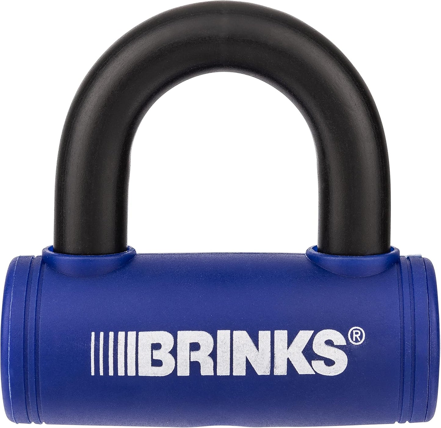 BRINKS - 3 7/8” Mini U-Bar Lock - Weather Resistant and Pick Resistant Bike Lock, Blue