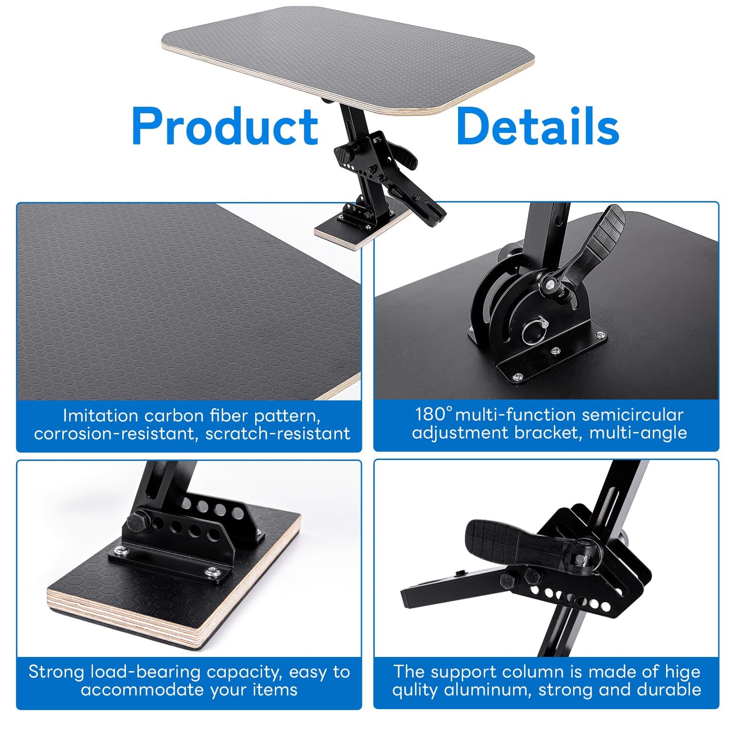 Generic Car Tail Table Portable Tailgate Camping Table for Cars, Vans & SUVs | Folding Outdoor Vehicle Table for Camping, Road Trips, Tailgating, and On-The-Go Workspaces