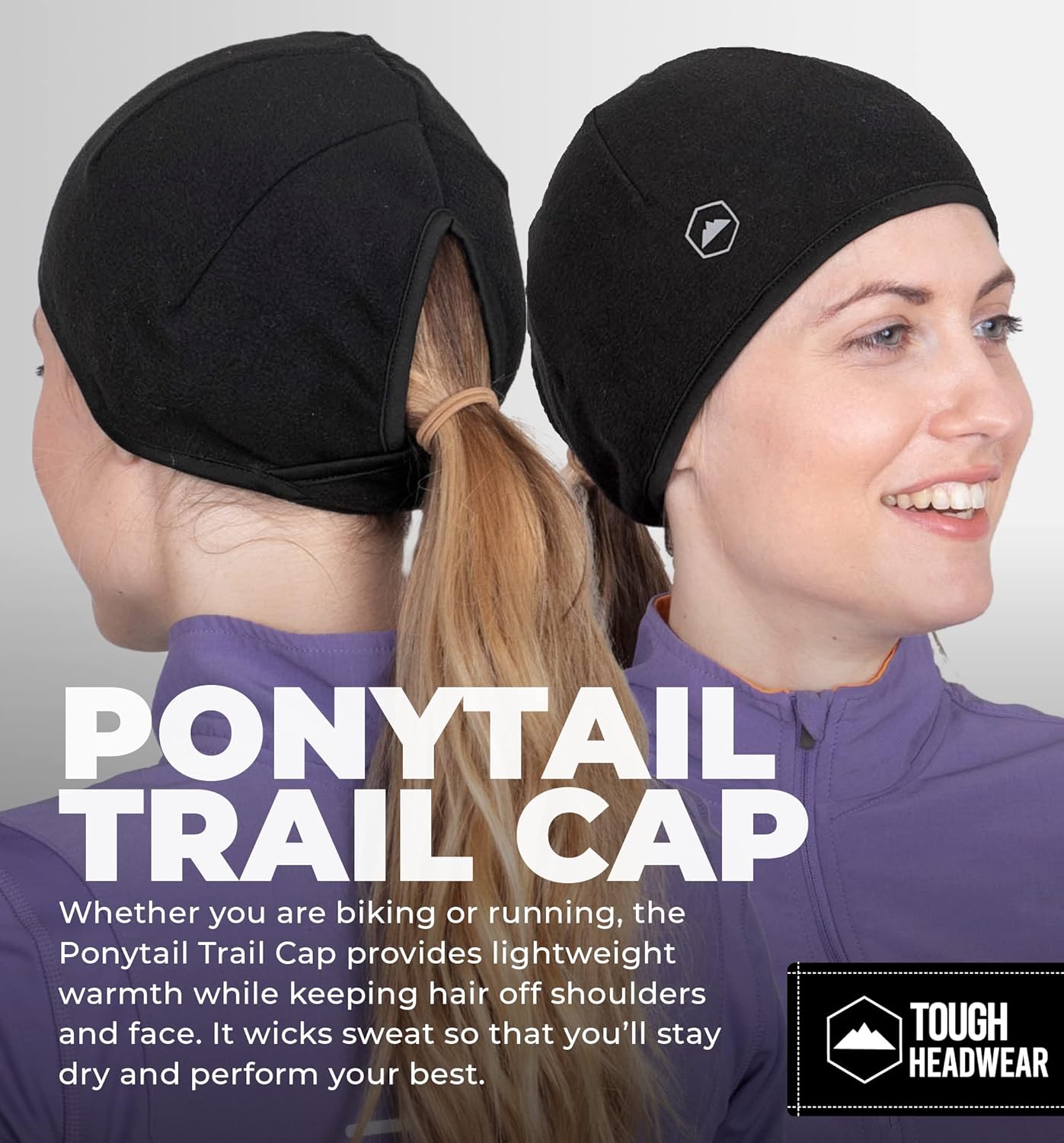Tough Headwear Skull Cap for Men - Beanie Hats - Skully Beanie Cap - Cooling Skull Caps for Men Locs Sweat Dreads Running