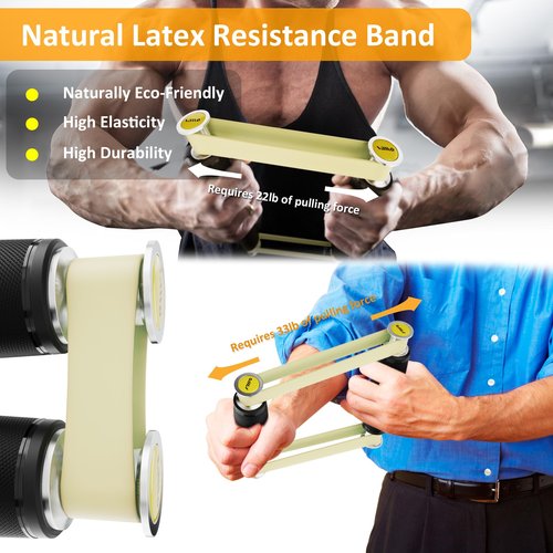 VAIIO rip Stick - Biceps Workout Equipment,Portable Exercise Equipment,Home Workout Equipment - Upper Body, Shoulder and Joint Rehab - Quick Strength and Resistance Band Training Equipment