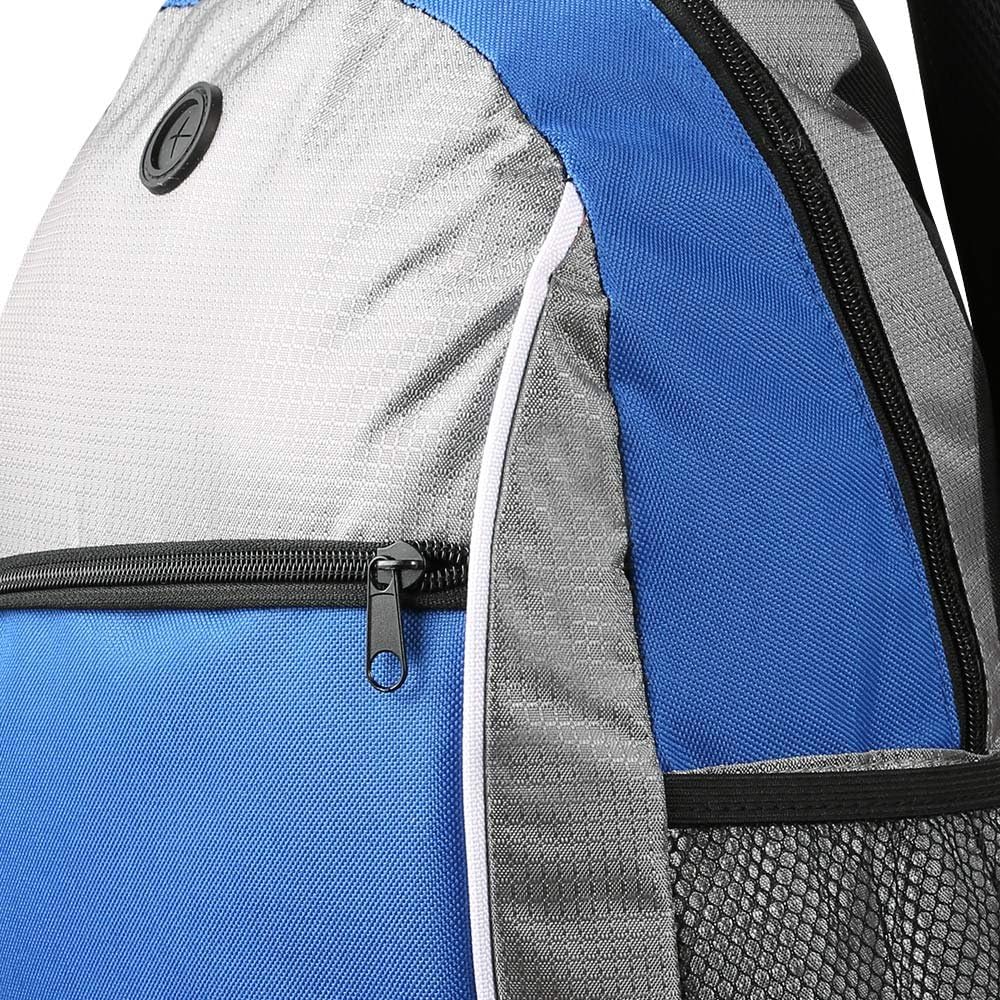 SumacLife Sportslite Lightweight Sports Travel Nylon Bl, Blue/Gray, One Size