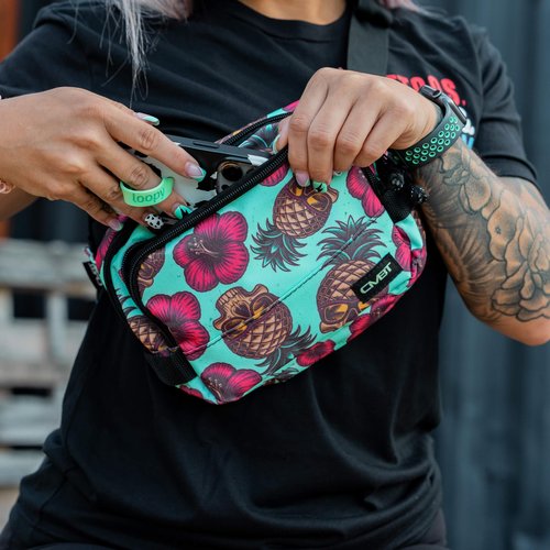 Combat Iron Tactical Men’s Fanny Pack | Adjustable Waist Belt, Zippered Pockets | Compact Lightweight Belt Bag | Everyday Hip Pouch for Travel Outdoor Running Hunting