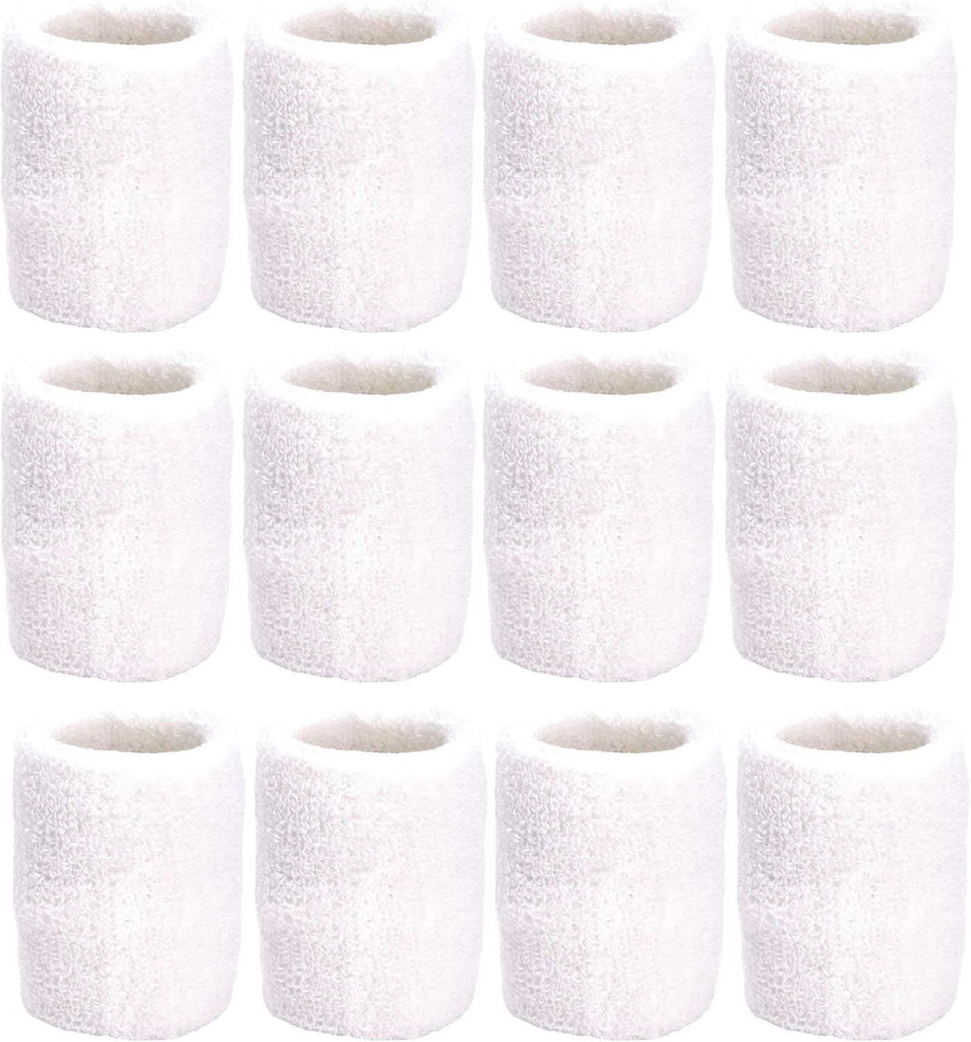 Unique Sports Wristbands / Sweatbands Pack of 12 (6 pair)