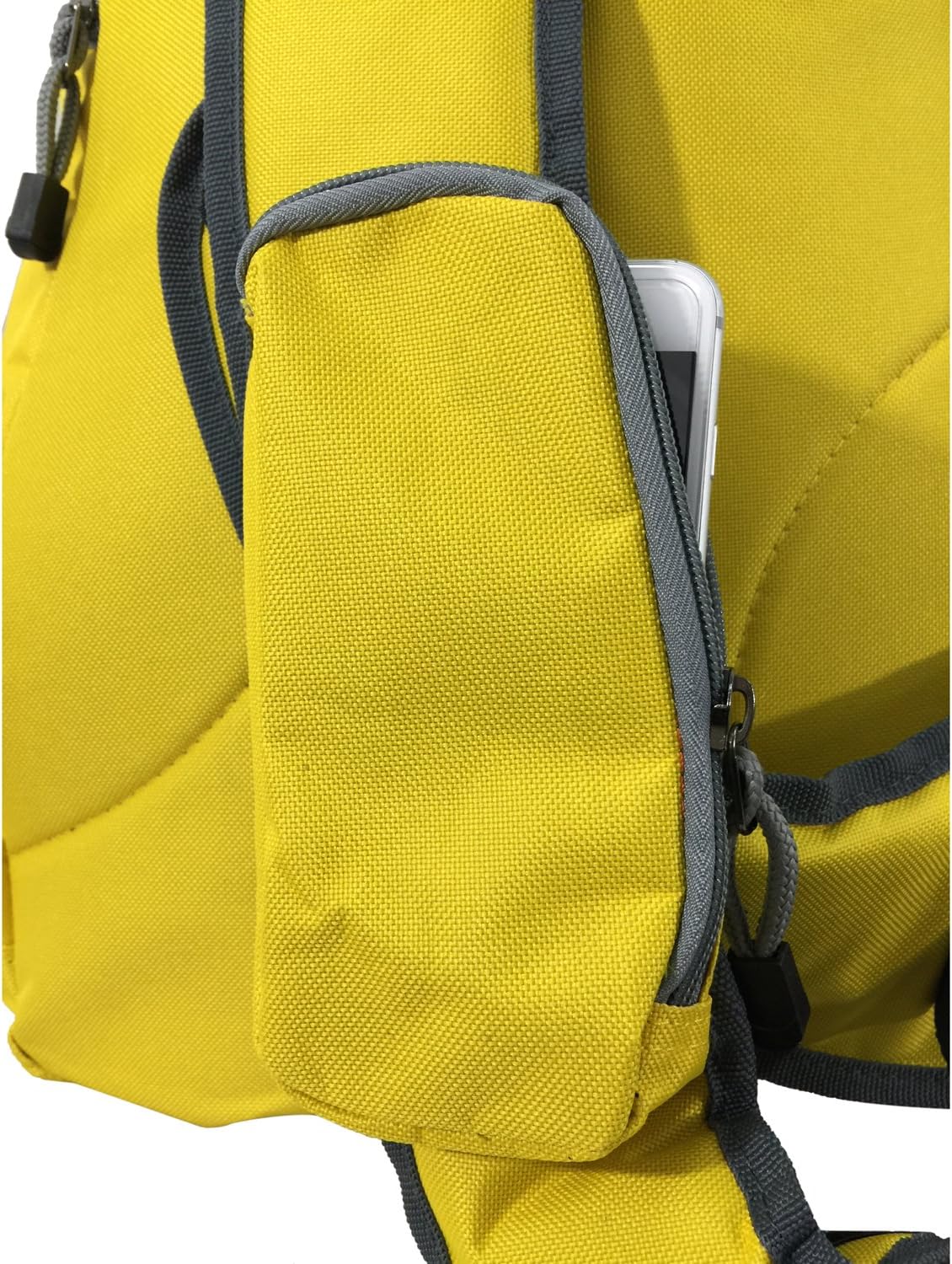 K-Cliffs Heavy Duty Sling Backpack Water-Resistant Laptop Bookbag Body Bag Bright Color Safety Reflective Stipe