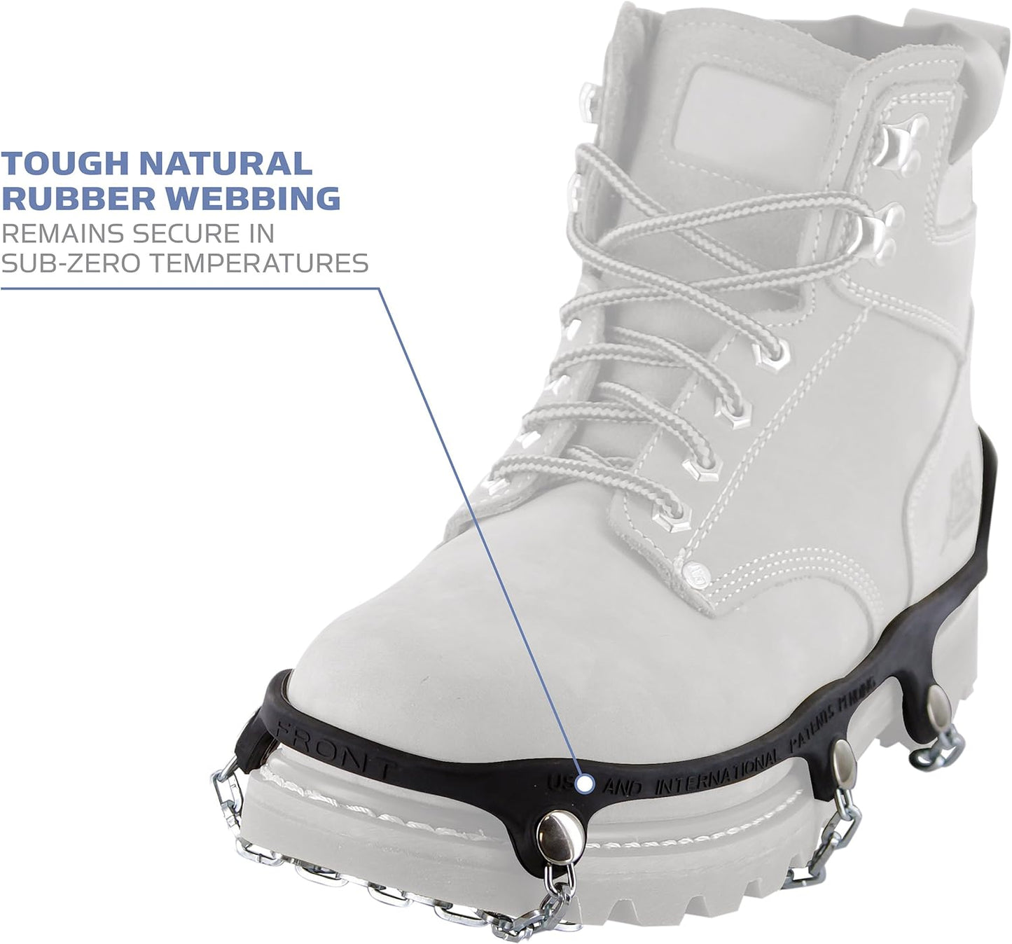 Yaktrax Traction Chains for Walking on Ice and Snow (1 Pair)