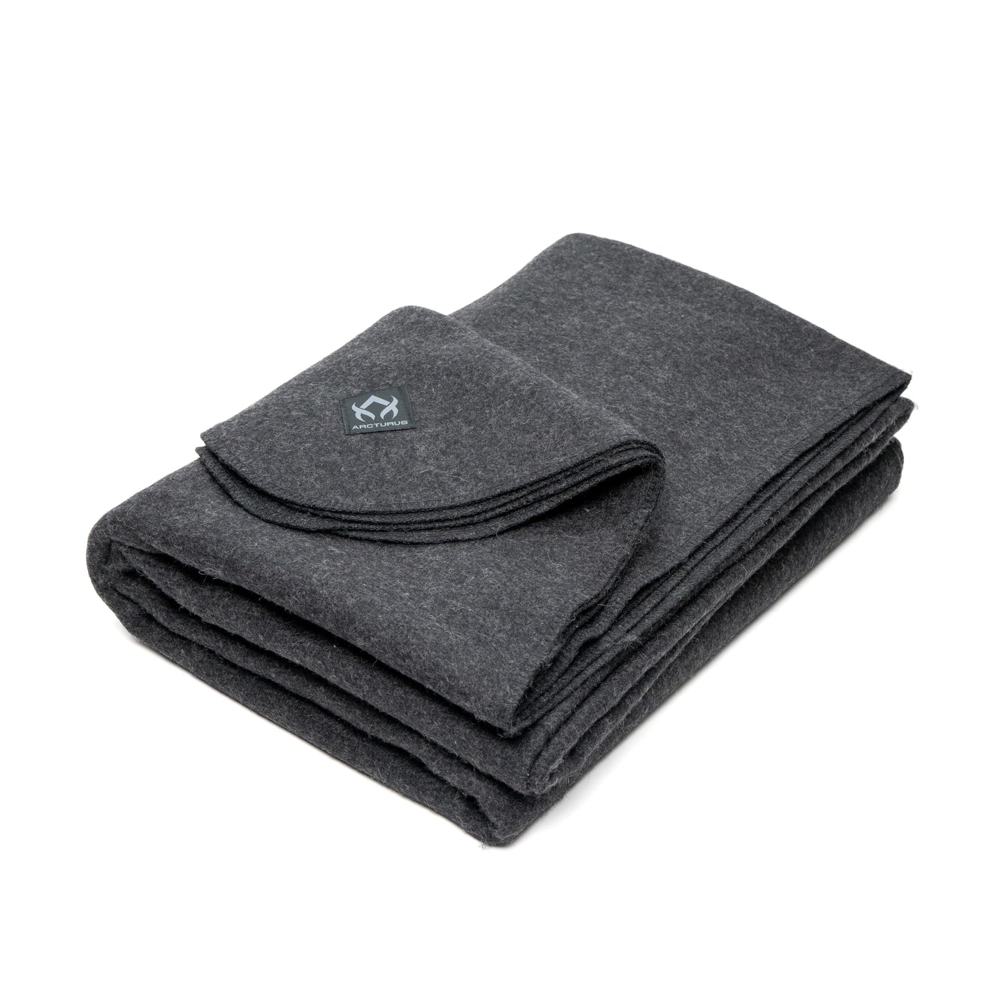 Arcturus Charcoal Wool Blanket and Carry Straps Bundle