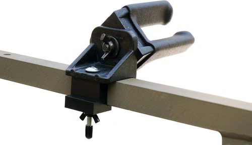 Bow Holder for Tree Stand, Hunting, Archery, lightweight, clamp on for easy assembly, durable