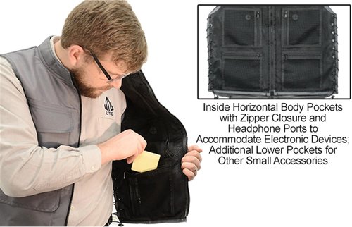 Men's Adjustable Fit Tactical Sporting Vest - Lightweight & Versatile Outdoor Gear