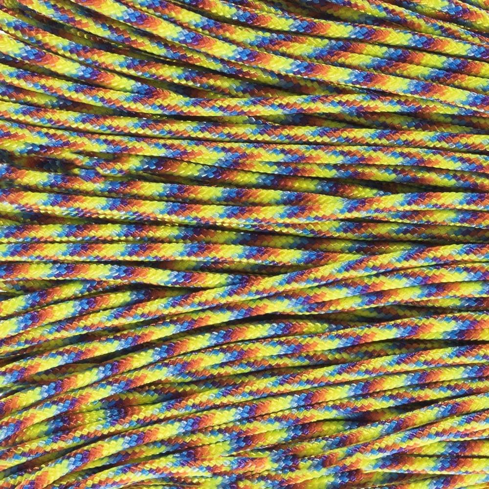 PARACORD PLANET | 275 LB Paracord Breaking Strength Tactical 5-Strand 3/32” (2.38) Thickness Parachute Cord Rope | 100 FT Hanks - Black